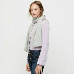 J. Crew Beige Wool Blend Scarf, One Size